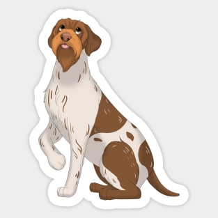 Wirehaired Pointing Griffon Dog Sticker